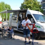 La Ciclomobile  in funzione